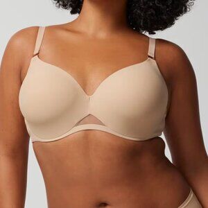 SOMA Bodify Perfect Coverage Nude Beige Tan Bra. Size Women's 38B